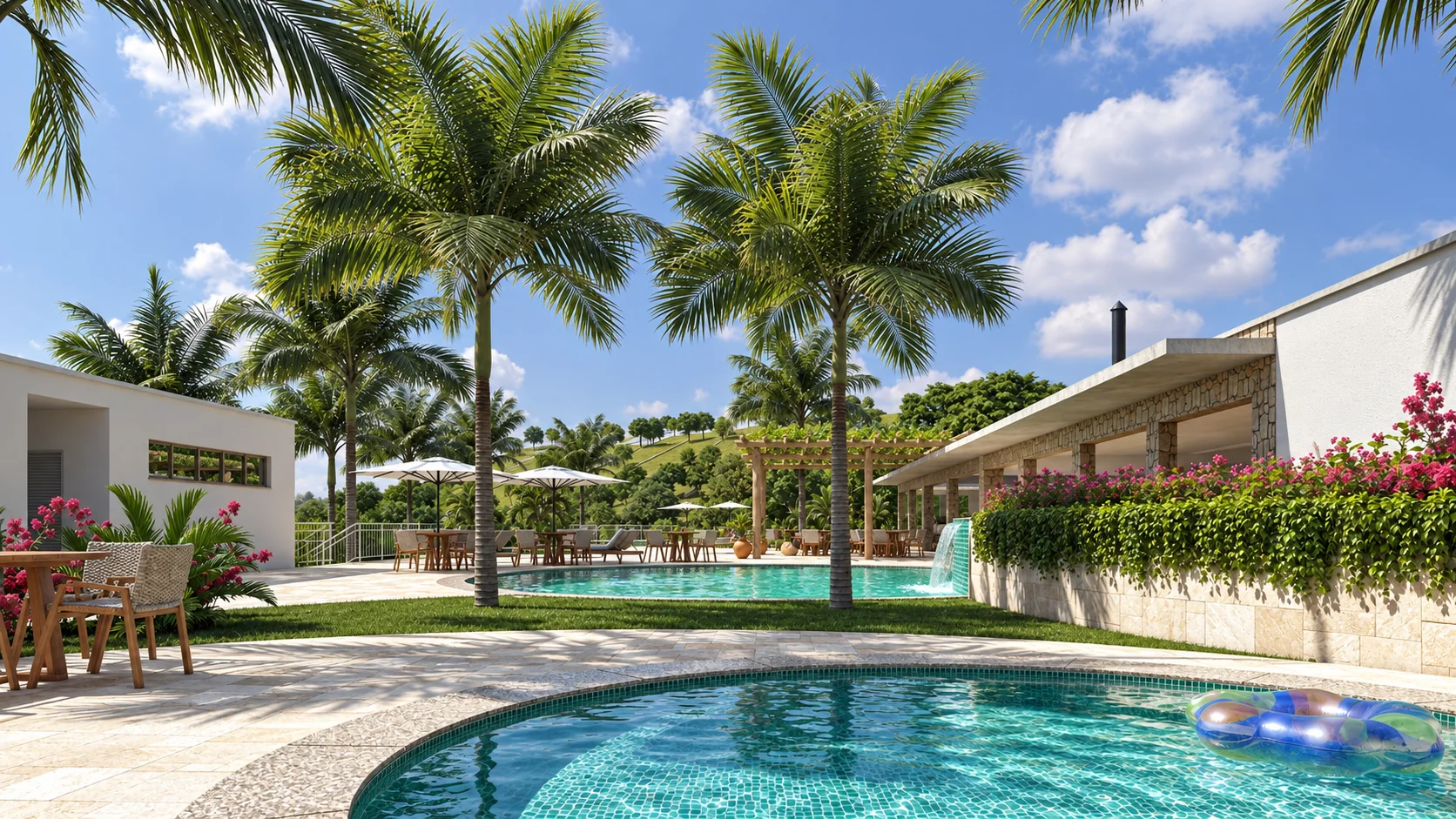 Piscina do clube